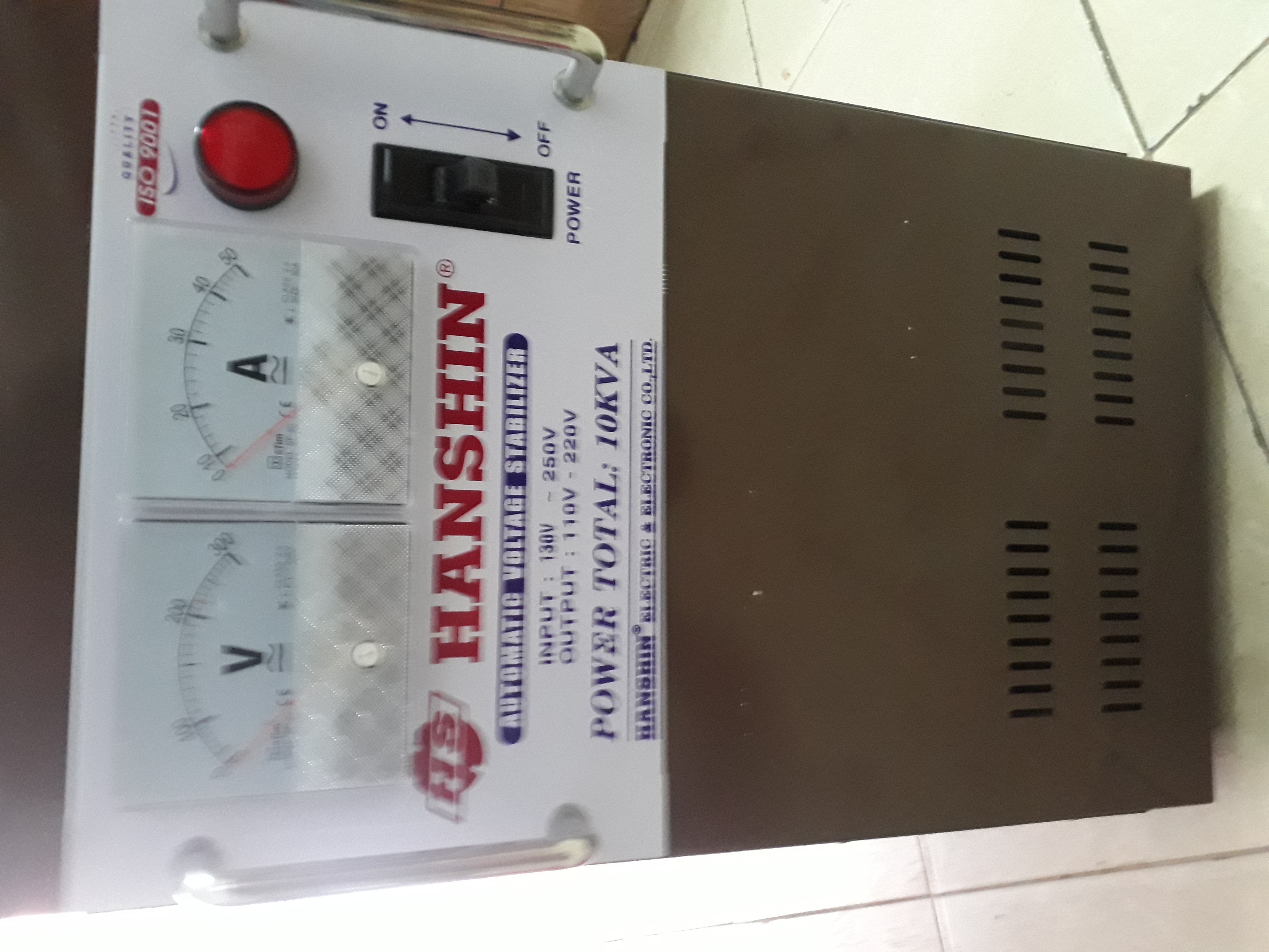 ỔN ÁP HANSHIN 10KVA 1PHA 