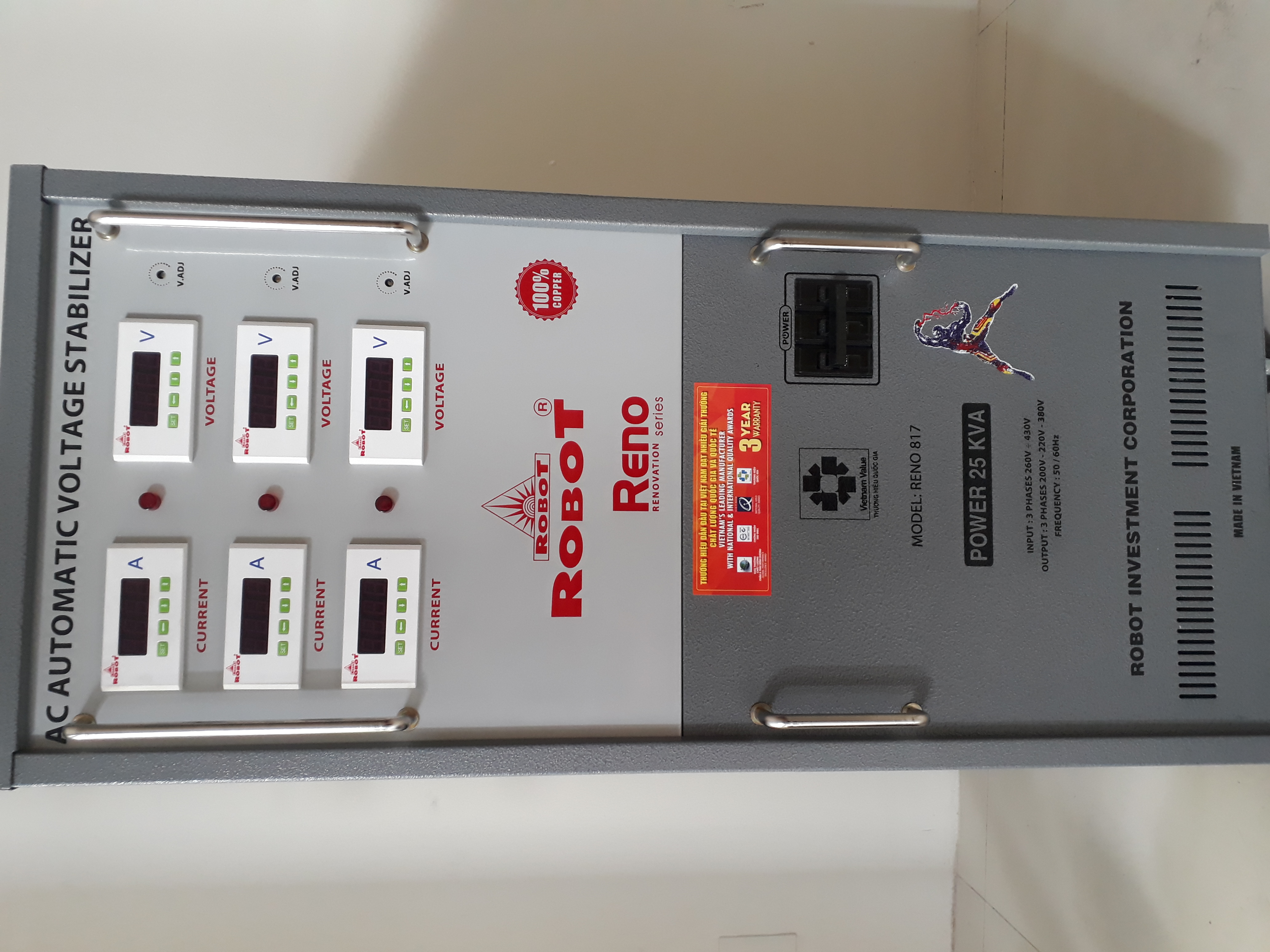 Ổn Áp Robot 20 KVA 3pha